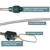 Butane Adapter Ropane Canister To Threaded Camping Stove Adapter Extension
