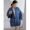 mianshe Warm Hanten with Collar Attached Cold Protection Room Wear