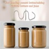 WADY Peanut Butter Stirrer and Scraper, Stainless Steel Peanut Butter