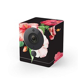MightySkins Skin Compatible with Wyze Cam V2 - Hibiscus | Protective, Durable, and Unique Vinyl Decal wrap Cover | Easy to Apply, Remove, and Change Styles | Made in The USA