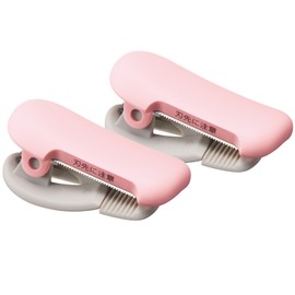 Kokuyo Karu Cut T-SM400LPX2 Masking Tape Cutter, Clip Type, For Tape Widths of 0.4 - 0.6 inches (10 - 15 mm), Pink, 2 Pieces