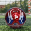 PLAYPRO Country Training Soccer Ball: World Edition (USA - RED,