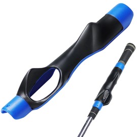 NOELAMOUR Grip Orthotics Golf Swing Training Machine Grip Trainer Hand Grip Bareback (Blue)