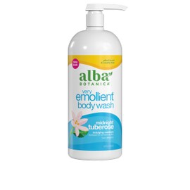 Alba Botanica Very Emollient Body Wash, Midnight Tuberose, 32 Oz (Packaging May Vary)