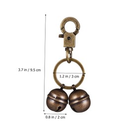 Hohopeti Pet Bells for Dog Collars Cat Bells for Collar Loud and Clear Sound Pendant