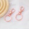 60 Pcs Premium Rose Gold Swivel Clasps Lanyard Snap Hooks