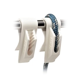 Folbe Boat Fender Hanger Adjuster Clip (Sold in Pairs) - Fits 7/8" (22 mm) Rails - White