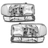 Headlight Assembly for 1999-2006 GMC Sierra 1500 2500 3500,00-06 Yukon