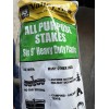 HARD PLASTIC STAKES Plastic Tent Stakes 9" & 6" Heavy