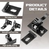 Lounsweer 16 Pcs Brass Heavy Duty Cabinet Door Latch Cabinet