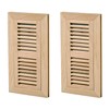 Homewell 2 Pcs Pack White Oak Wood Floor Register, Flush