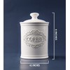 Relief Vine TAWCHES Ceramic Canisters Sets For The Kitchen Canisters
