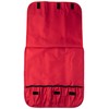 Mercer Culinary 7-Pocket Knife Roll Storage Bag, Red