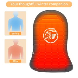 ILLUMINEW Seat Cover Comfortable Winter Seat Cushion for Full Back and Seat