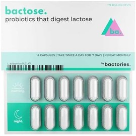 Probiotic Lactose Pills For Long Term Relief - Enjoy Dairy Again - Lactose Intolerance Supplement - Produce Lactase Enzymes in The Gut - Naturally Break Down Lactose (Take for 7 Days - Repeat Monthly)