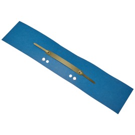 Elba Einhänge Heftstreifen aus Karton, geöst, Deck aus Metall, blau, 50 Stück