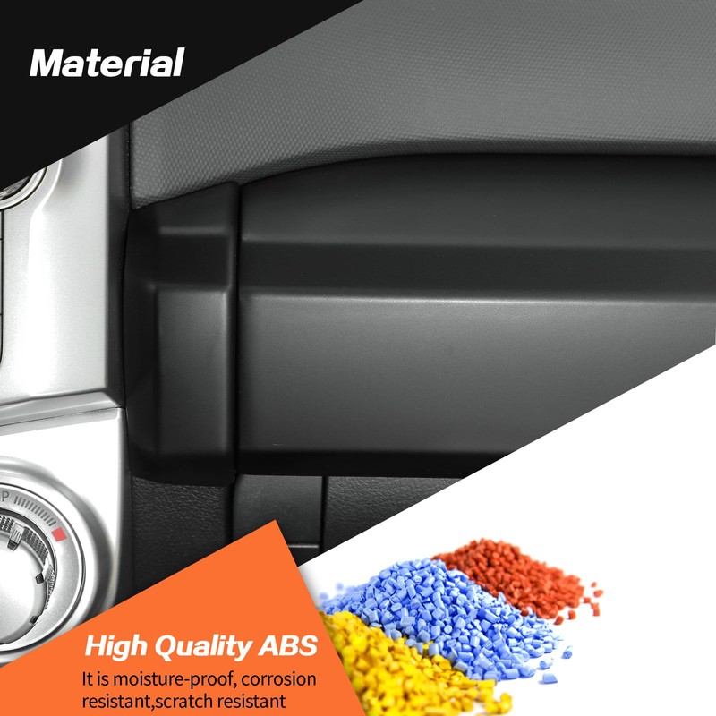 JeCar Matte Black Dash Panel Cover Trim Interior Accessories for