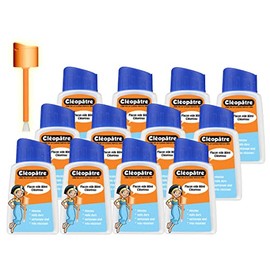 Glues 24887 Empty Bottles Cleopatra Stopper Brush anti-reversement 80 ml (Pack of 12 Assorted Colours