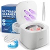 Ultrasonic Retainer Cleaner Machine with 4 UV Lights for Denture