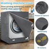 2 Pack Washer and Dryer Covers Dustproof Thickening Front-Loading Machine,Laundry