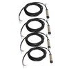 4 Sets Proximity Sensor 3 Wire NPN NC Contact Inductive