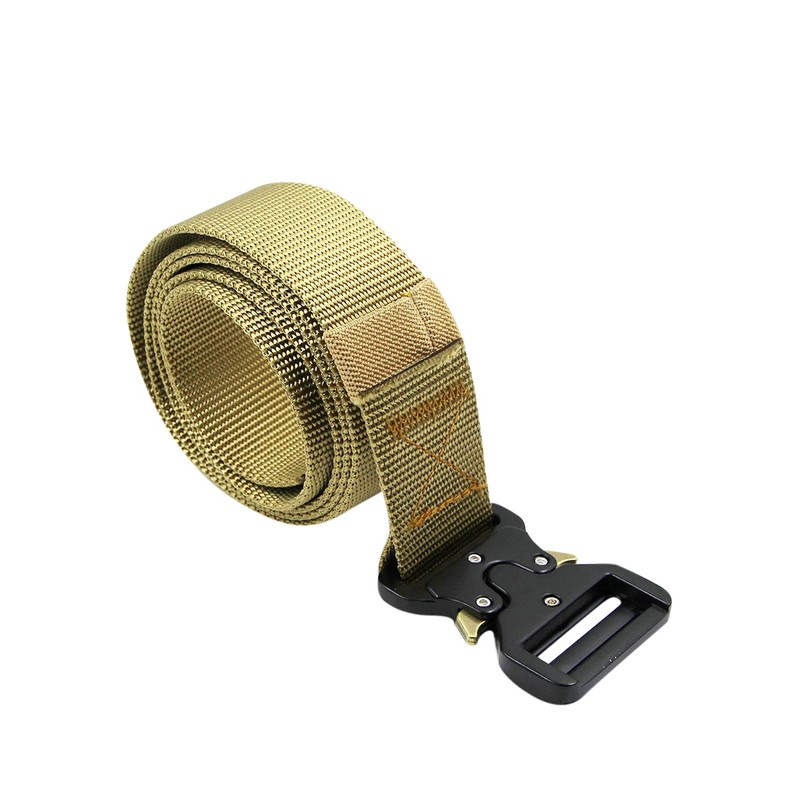 AIBEARTY Men's Tactical Nylon Belt Heavy Duty Webbing Belt Adjustable