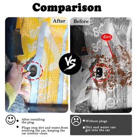 4Pcs Floor Drain Plugs for Jeep Wrangler,Floor Rubber Hole Cover for Jeep Wrangler JK JL 2014-current and for Gladiator JT 2020-current,Replacement Number 68194821AA