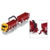 siku 1797, Construction Material Lorry with Trailer, 1:87, Metal/Plastic, Red/Yellow,