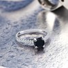 Gem Stone King 1.46 Ct Round Black Onyx E-F Lab