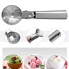 Ice Cream Spoon, Ice Cream De, Spherical Shape, Stainless Steel