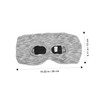 WOONEKY Vr Eye Mask Cover Washable Elastic Padding for Vr