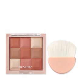 Revlon Blush & Illuminator Palette with Brush 003 Caramel Nude Special Set with Brush Japan Planning 0.3 oz (8.5 g) / REVLON BLUSH & ILLUMINATOR PALETTE (TM) WITH BRUSH CARAMEL NUDE