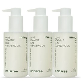 Innisfree Olive Vitamin E Real Cleansing Oil 150ml (3 pieces) / 이니스프리 올리브 비타민E 리얼 클렌징 오일 150ml 3개