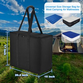 Xxerciz Carry Bag for King Koil Twin/Queen Air Mattress, Heavy Duty Camping Air Mattresses Storage Bag with Straps, Foldable and Dustproof, Portable Carry Case for Outdoor Travel Camping
