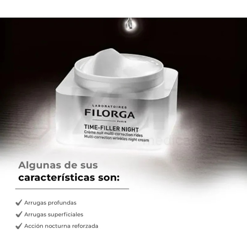 Crema Nocturna Antiagurras Filorga Time Filler Night 50 Ml