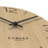 Cander Berlin MNU 2730 I Wall Clock Wood Silent 30