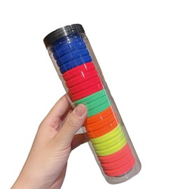 20pcs canned highly elastic rubber band hair ties soft colorful non-deformable durable and reusable suitable for daily life