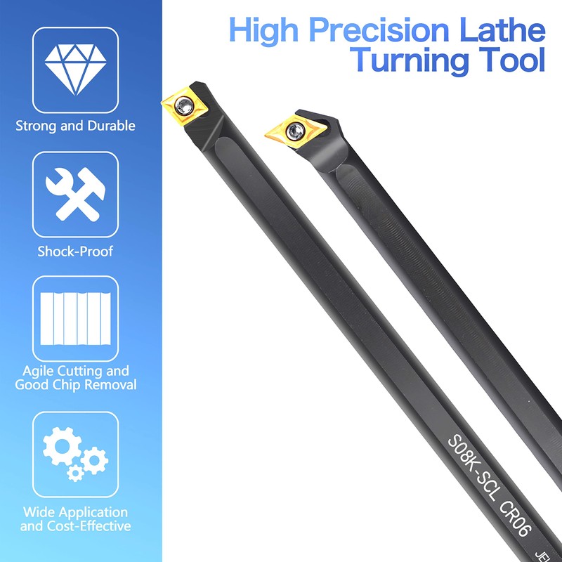 Lathe Turning Holders Threading Tools Bit-Set 21pcs - Metal Lathe