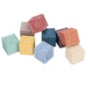 9pcs Baby Blocks Toy Soft Squeeze Chewing Educational Toddler Stacking