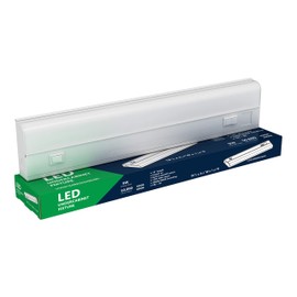 LED Under Cabinet Lighting - Hardwired18" Inch, 2 Colors Soft White (3000K) or Cool White (4000K) Dimmable, CRI>90, Metal Hard Wired Light, 18in