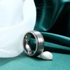 8mm Titanium Anxiety Fidget Rings Spinner Tungsten Ring for Men