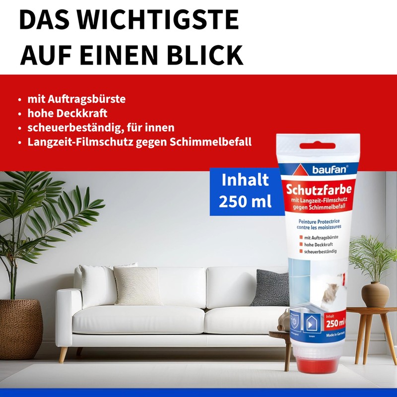 Baufan Protective Paint Tube 250 ml | Renovation Paint |