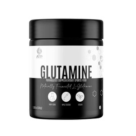 ATP Science L-Glutamine Pure Powder, Support Muscle Recovery and Immune System, Vegan, Gluten-Free, GMO-Free, Sugar-Free, 500g