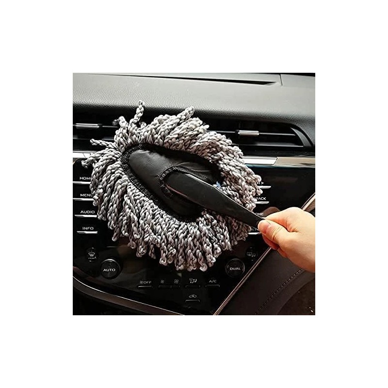 2 Pack Super Soft Microfiber Car Dash Duster Brush for