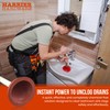 Harrier Hardware Small Sink Plunger, 10.5-Inch, 4-Inch Mouth, 9-Inch Handle,