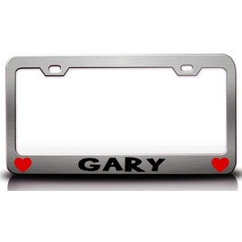 Custom Brother - Gary Male Name Metal Car SUV Truck License Plate Frame Ch k58
