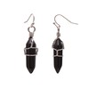 Paialco Hand Wired Black Onyx Healing Crystal Point Chakra Dangling