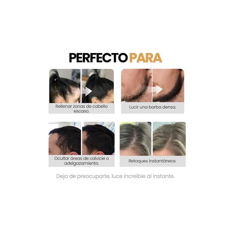 Henrys Polvo para Retocar Raíces Castaño Medio 10g, Define Línea