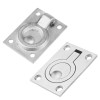 yeabwps 2 Pack Square Flush Pull Ring Handles, Recessed Boat