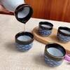 KeQiu Ceramic Japanese Sake Set, Bottle and Cups for Sake,